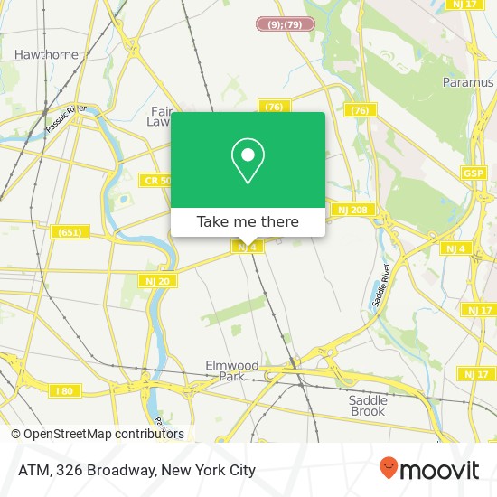 Mapa de ATM, 326 Broadway