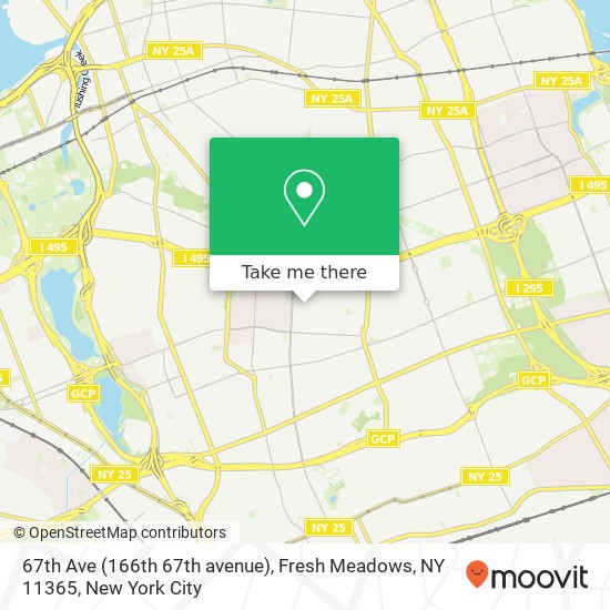 67th Ave (166th 67th avenue), Fresh Meadows, NY 11365 map