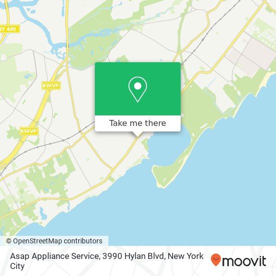 Mapa de Asap Appliance Service, 3990 Hylan Blvd