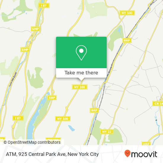 ATM, 925 Central Park Ave map