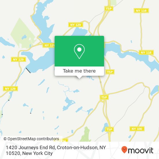 1420 Journeys End Rd, Croton-on-Hudson, NY 10520 map