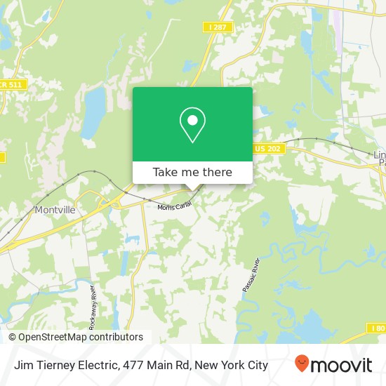 Jim Tierney Electric, 477 Main Rd map