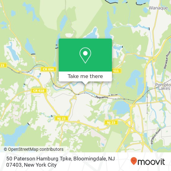 50 Paterson Hamburg Tpke, Bloomingdale, NJ 07403 map