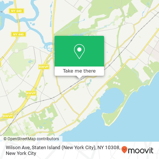 Wilson Ave, Staten Island (New York City), NY 10308 map