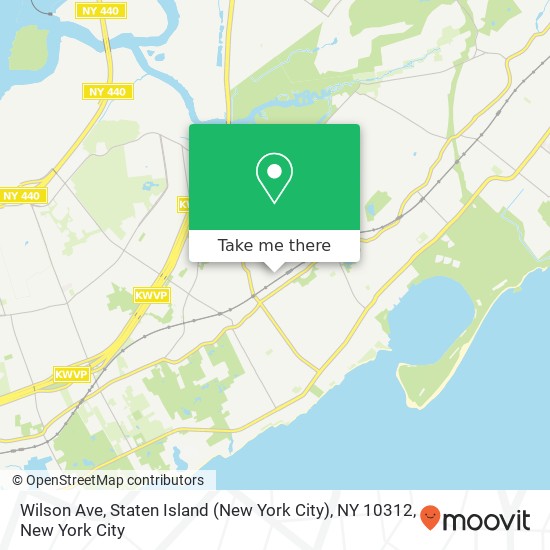 Wilson Ave, Staten Island (New York City), NY 10312 map