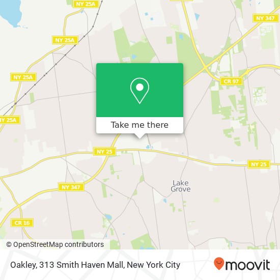 Mapa de Oakley, 313 Smith Haven Mall
