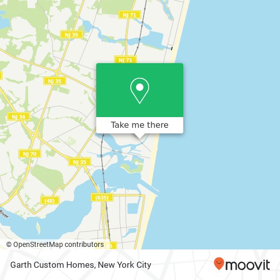 Garth Custom Homes map