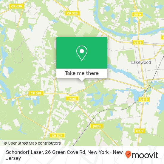 Mapa de Schondorf Laser, 26 Green Cove Rd