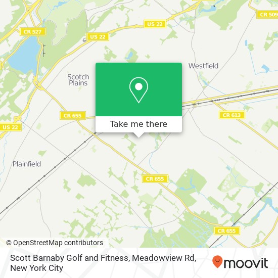 Mapa de Scott Barnaby Golf and Fitness, Meadowview Rd