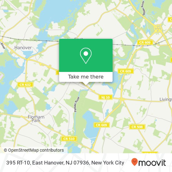 395 RT-10, East Hanover, NJ 07936 map
