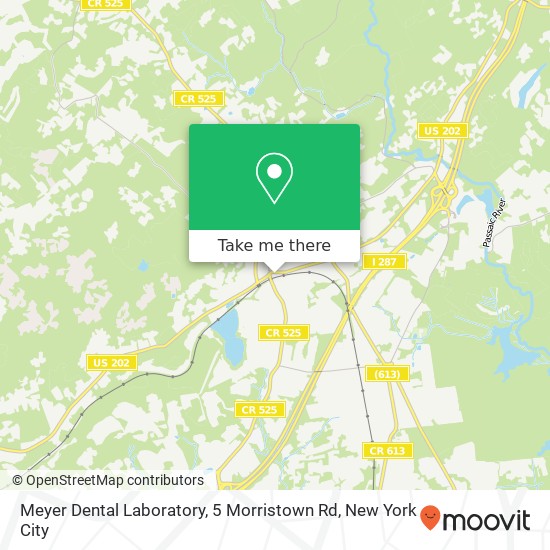 Mapa de Meyer Dental Laboratory, 5 Morristown Rd