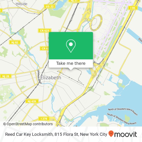 Reed Car Key Locksmith, 815 Flora St map