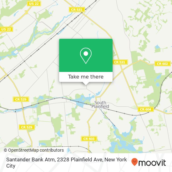 Santander Bank Atm, 2328 Plainfield Ave map