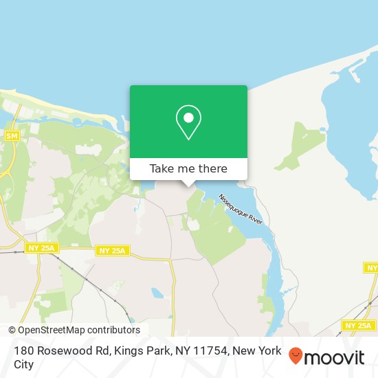 180 Rosewood Rd, Kings Park, NY 11754 map