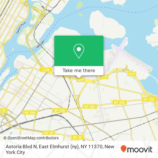 Astoria Blvd N, East Elmhurst (ny), NY 11370 map