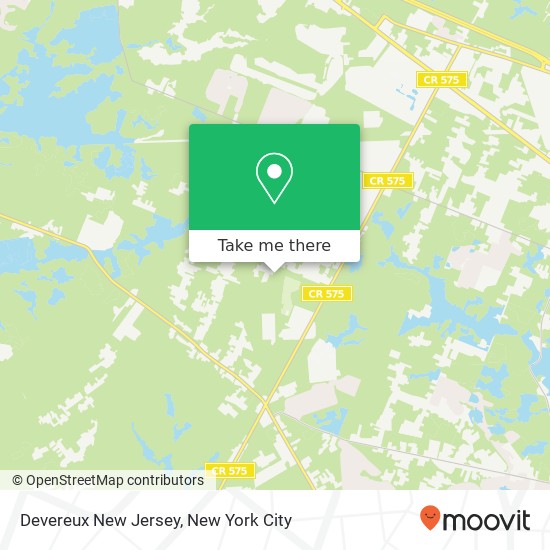 Devereux New Jersey, 409 Dogwood Ave map