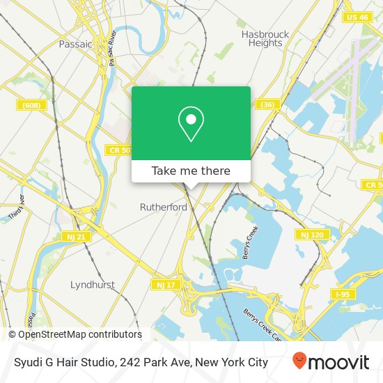 Syudi G Hair Studio, 242 Park Ave map