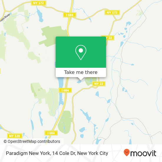 Mapa de Paradigm New York, 14 Cole Dr