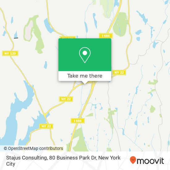 Mapa de Stajus Consulting, 80 Business Park Dr