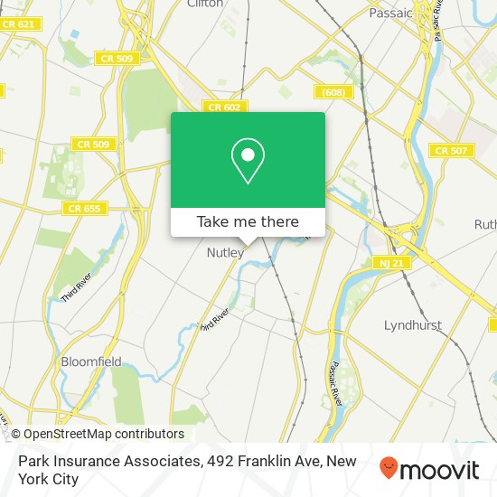 Park Insurance Associates, 492 Franklin Ave map