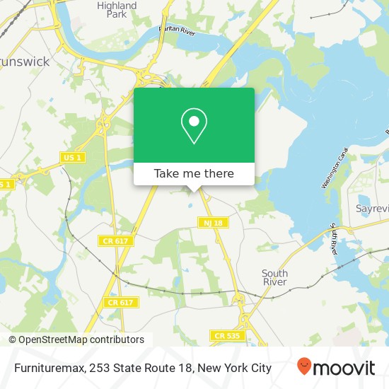 Furnituremax, 253 State Route 18 map