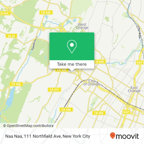 Mapa de Naa Naa, 111 Northfield Ave