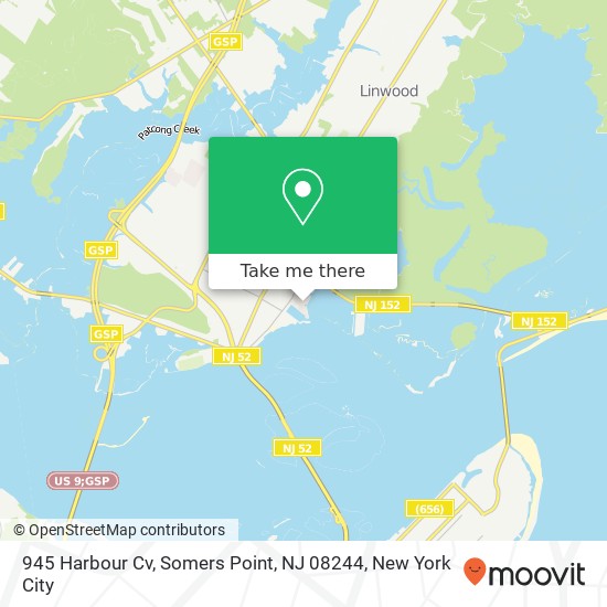 945 Harbour Cv, Somers Point, NJ 08244 map