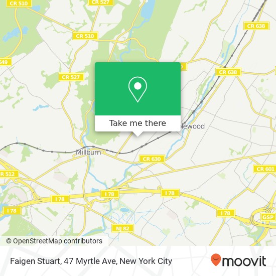 Mapa de Faigen Stuart, 47 Myrtle Ave