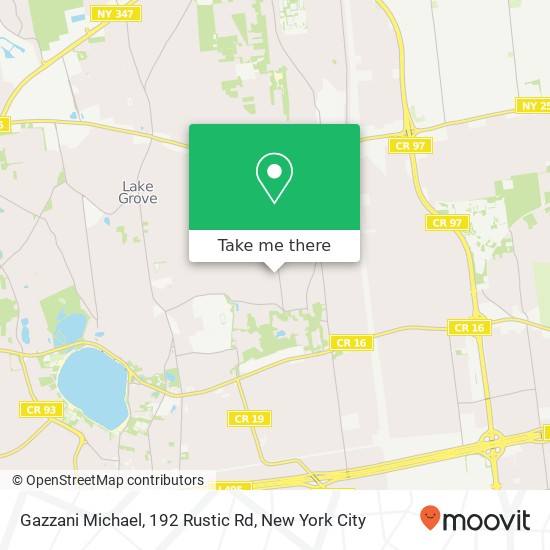 Gazzani Michael, 192 Rustic Rd map