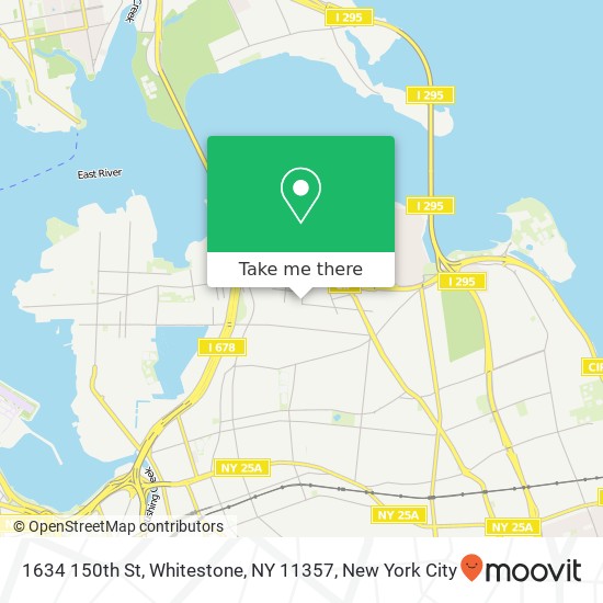1634 150th St, Whitestone, NY 11357 map