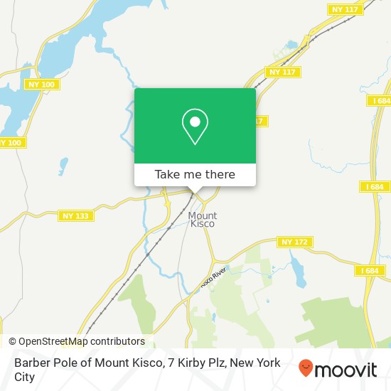 Barber Pole of Mount Kisco, 7 Kirby Plz map