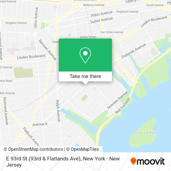 E 93rd St (93rd & Flatlands Ave) map
