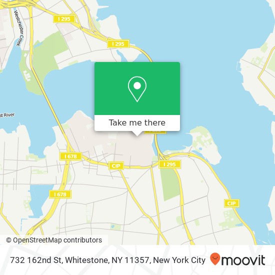 Mapa de 732 162nd St, Whitestone, NY 11357