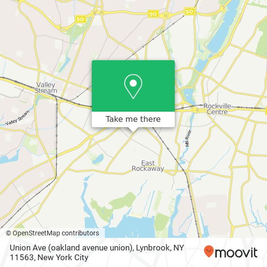 Union Ave (oakland avenue union), Lynbrook, NY 11563 map