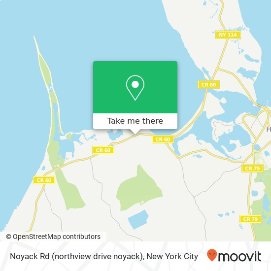 Mapa de Noyack Rd (northview drive noyack), Sag Harbor, <B>NY< / B> 11963