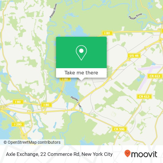 Mapa de Axle Exchange, 22 Commerce Rd