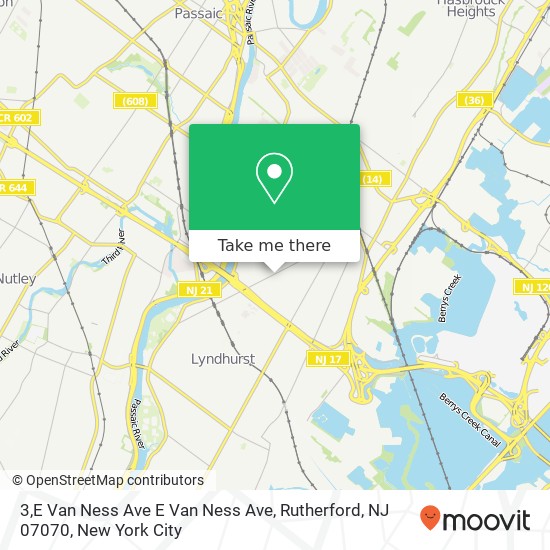 3,E Van Ness Ave E Van Ness Ave, Rutherford, NJ 07070 map