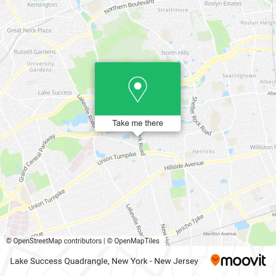 Lake Success Quadrangle map