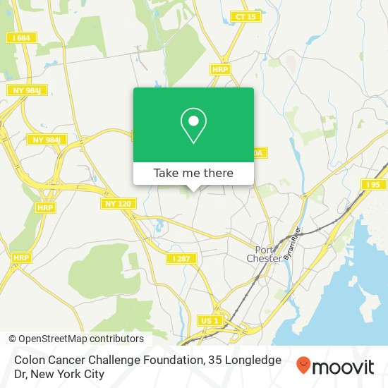 Colon Cancer Challenge Foundation, 35 Longledge Dr map