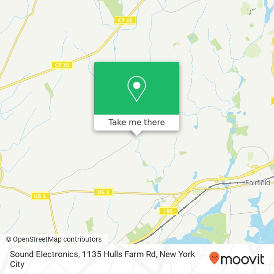 Sound Electronics, 1135 Hulls Farm Rd map