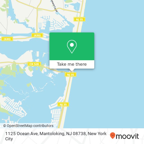 1125 Ocean Ave, Mantoloking, NJ 08738 map