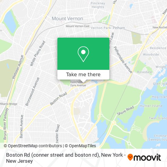 Mapa de Boston Rd (conner street and boston rd)