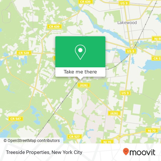 Mapa de Treeside Properties, 699 Cross St