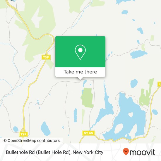Mapa de Bullethole Rd (Bullet Hole Rd), Mahopac (Carmel), NY 10541