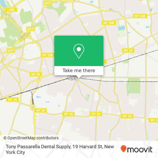 Tony Passarella Dental Supply, 19 Harvard St map
