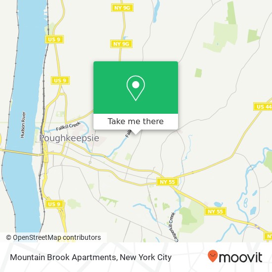Mapa de Mountain Brook Apartments, 134 Innis Ave