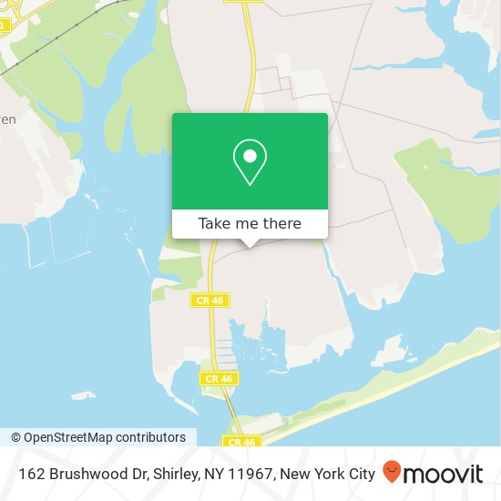 162 Brushwood Dr, Shirley, NY 11967 map