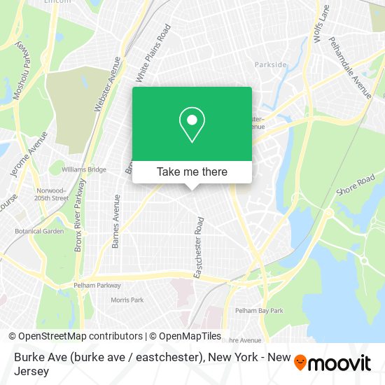 Burke Ave (burke ave / eastchester) map