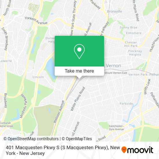 401 Macquesten Pkwy S map