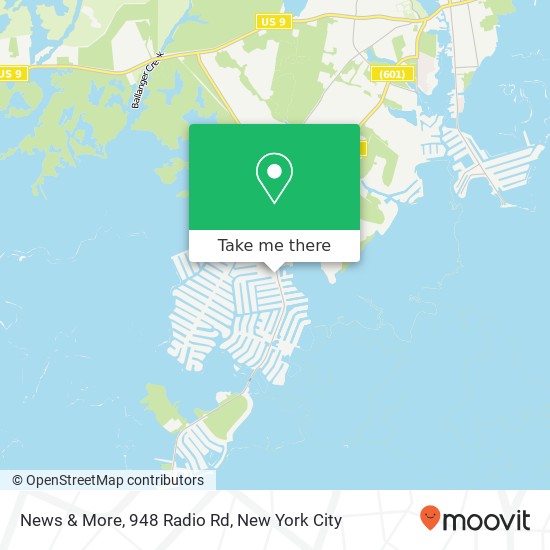 News & More, 948 Radio Rd map